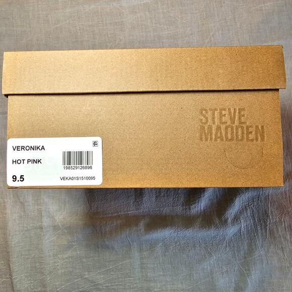 Steve Madden Hot Pink Veronika Platform Sandal sz 9.5 - Picture 10 of 10